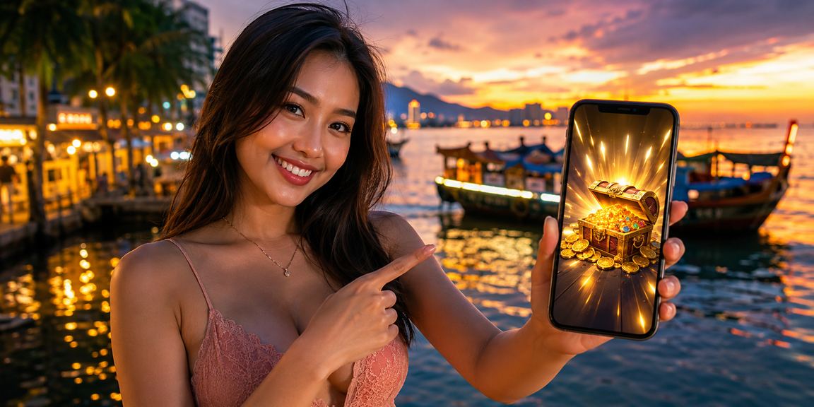 Pemain srk450rr menggunakan aplikasi Android untuk bermain kasino mudah alih di Penang Malaysia